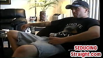 Straight Seduced Dude Gets His White Dick Sucked And Jerked