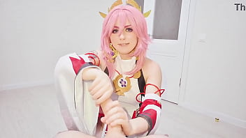 Dirty Gamer’ Dream About Yae Miko From Genshin Impact: Rough Sex Until Cumshot On Virgin Pink Pussy