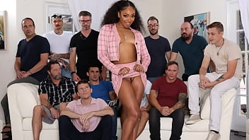 Horny Ebony Realtor Ends Up Deep-throating 12 White Dicks (cali Caliente)