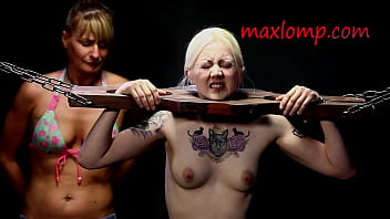 Two Girls Ready To Be Punished In Row