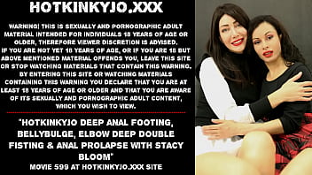 New!!! Hotkinkyjo Deep Anal Footing, Bellybulge, Elbow Deep Double Fisting _ Anal Prolapse With Stacy Bloom