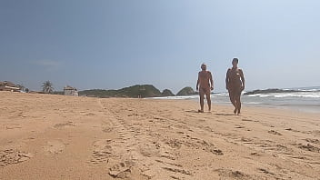 Walking Nude Freely _ Having Fun On Public Nudist Beach