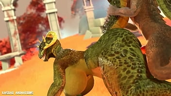 Sexy Argonian Gets Her Fat Ass Pounded Hard