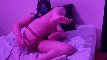 Puppy Playing With The Knot