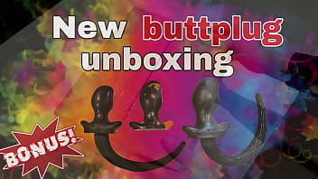 New Buttplug Order Unboxing Huge Sex Toys Miss Raven Training Zero Femdom Flr Bondage Bdsm Butt Plug Silicone Puppy Play