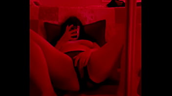 Chubby Amateur Rubbing Clit In Crotchless Panties