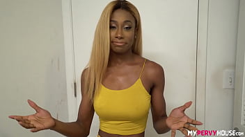 Kinsley Karter Hot Ebony Stepsis Gets Cheering Up By Stepbro