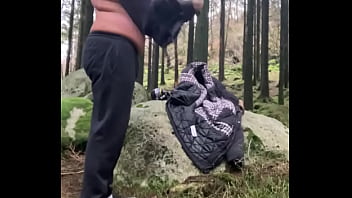 Stripping Naked Outdoors