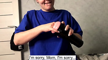 My Stepmom Helped Me Cum