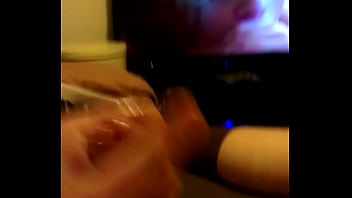 ⁣Handjob Watching Porn