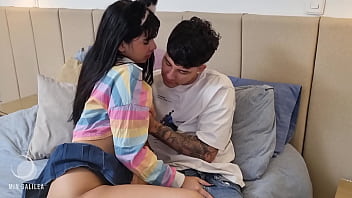 My Stepbrother Discovers Me In The Middle Of A Stream On Twitch And Ends Up Fucking Me - Danner Mendez Ft Min Galilea