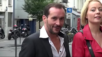 Horny Blonde Slut Slobbers All Over Cock