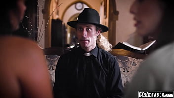 Plaintaboo.com – Lesbian Couple Facesit And Suck Priest