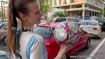 Mila’ Feet After Soccer Practice – (dreamgirls In Socks)