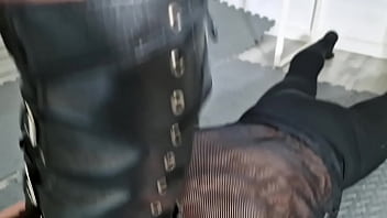 Fbb Dominatrix Femdom Skinny Weak Boy Scissors Arm Holding Head Scissors Strap On Blowjob Deep Throat With Mi Toy To The Sissy Boy Submision To The Top With Anal Strap On