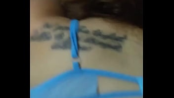 Vianey In Blue Lingerie 3/5 Doggystyle