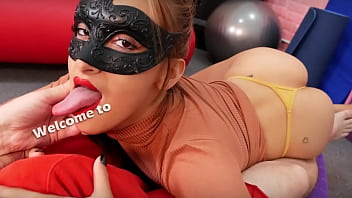 Round Ass Long Tongue Babe Gives A Hell Of A Blowjob