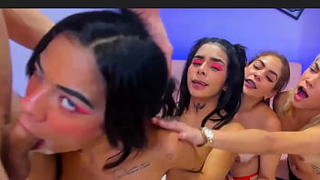 Insatiable Sluts Line Up To Suck This Stranger’ Big Cock