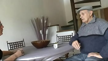 Amateur Teen Blonde Anal Fucked In Threeway With Papy