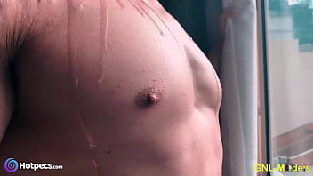 Feeling His Big Musclesin The Morning And Checking Him Self Out Before He Gets Worshipped!