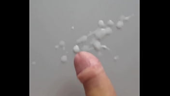 Handjob On The Table, Big Load Sperm, Small Dick