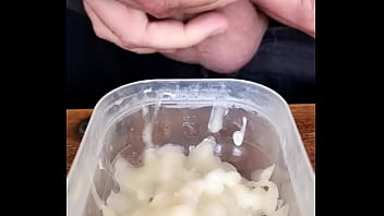 Cumbull Gokkun! Collecting Semen. Britney Swallows Drinking Over A Dozen Cum Loads