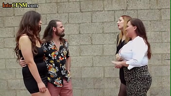 Cfnm Group Bj And Hj By British Babes For Lucky Neighbor