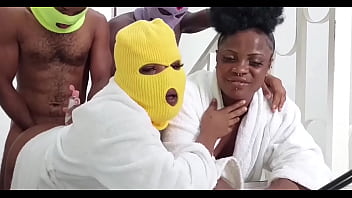 1st Time Having A Gang Bang Sex Under Our Duplex Staircase