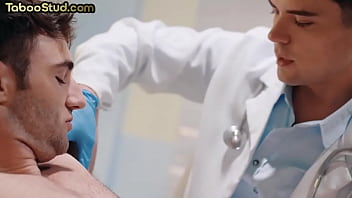 Muscled Stud Bareback Drilled At Doctor Visit By Inked Stud