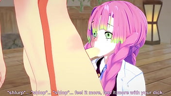 Mitsuri Kanroji De Kimetsu No Yaiba Cojiendo En Primera Y Tercera Persona