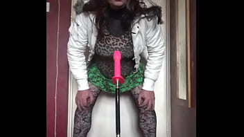Bisexual Crossdresser Wants To Be Filmed While Getting His Anal Pussy Fucked By A Real Cock Instead Of This Dildo Machine Fucking Him Part 41