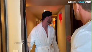 Jockstrap Stud Barebacked At Hotel Room By Tattooed Top