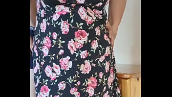 Taking Down The Big Granny Panty And Her Naked Ass Shows Up.