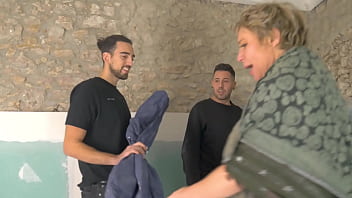 4k Treesome Blondie Ass Fucked Anal