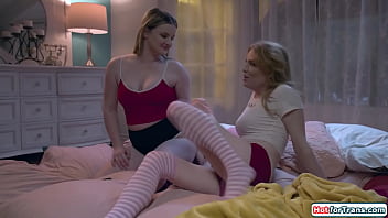 Eliza Eves Suck Tgirl Erica Cherrys Cock