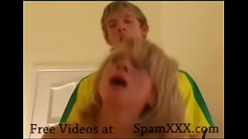 ⁣Russian Milf With Teen Football Player