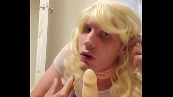 Sissy Camille Dildo Suck