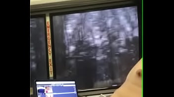 Stroking Big Cock On Train