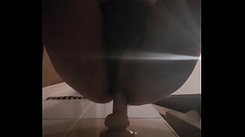 Chubby Guy Enjoying A Nice Dildo In Panties