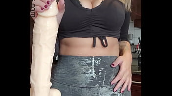 Milf In Sexy Leggings Showing Cameltoe Teach You How To Stroke Your Cock Joi