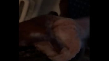 Black Banana Washing Himself