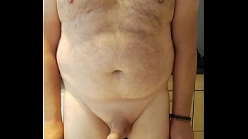 Bear Wanking It With Cumshot