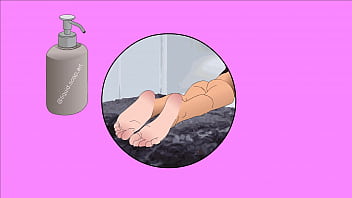 Soles/feet Animation Cum