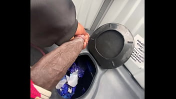Jerking Off In A Portal Potty