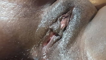 19 Yr Old Ebony Slut Gets Her Holes Filled