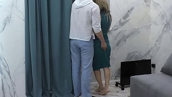 Slender Stepmom Herself Took His Cock In Her Mouth And Asked For Anal Sex