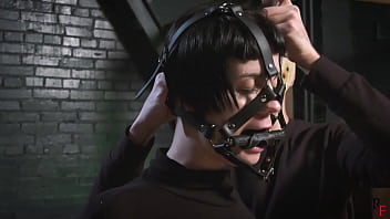 Bondage Session With Vesna – Red Ropes, Strappado, Hogtie