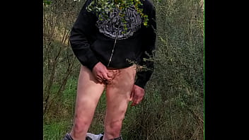 Pants Down Forest Golden Trickling