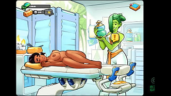 Space Rescue Ep 16 – Nem Percebi A Pretinha Gozando Do Meu Lado