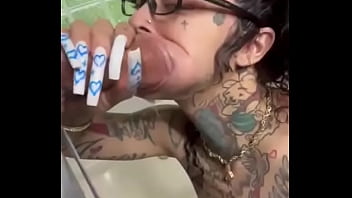 She Gets Really Nasty And Sloppy With The Blowjob